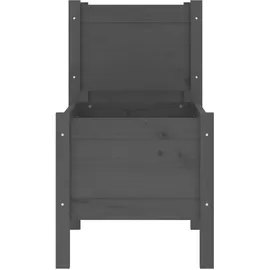 vidaXL Pflanzkübel 245,5 x 44 x 75 cm Grau