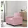 vidaXL Sessel vidaXL Samt 52 x 82 x 77 cm Rosa mit Kissen