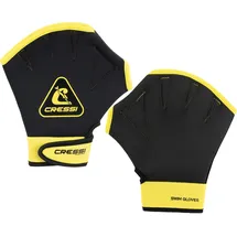Cressi Aqua Boost Swim Gloves Black/Yellow / L
