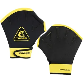 Cressi Aqua Boost Swim Gloves Black/Yellow / L