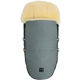 Kaiser Fußsack Love the Nature, Lammfell Kinderwagen Fußsack grün