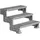 DOLLE Außentreppe Gardentop 54-66 cm Holz/Stahl/WPC