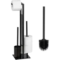 Wenko WC-Garnitur Rivalta Schwarz 2