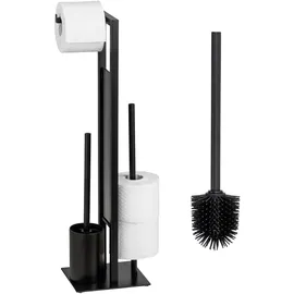 Wenko WC-Garnitur Rivalta Schwarz 2