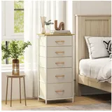 Homcom Kommode 5 Schubladen  Beige
