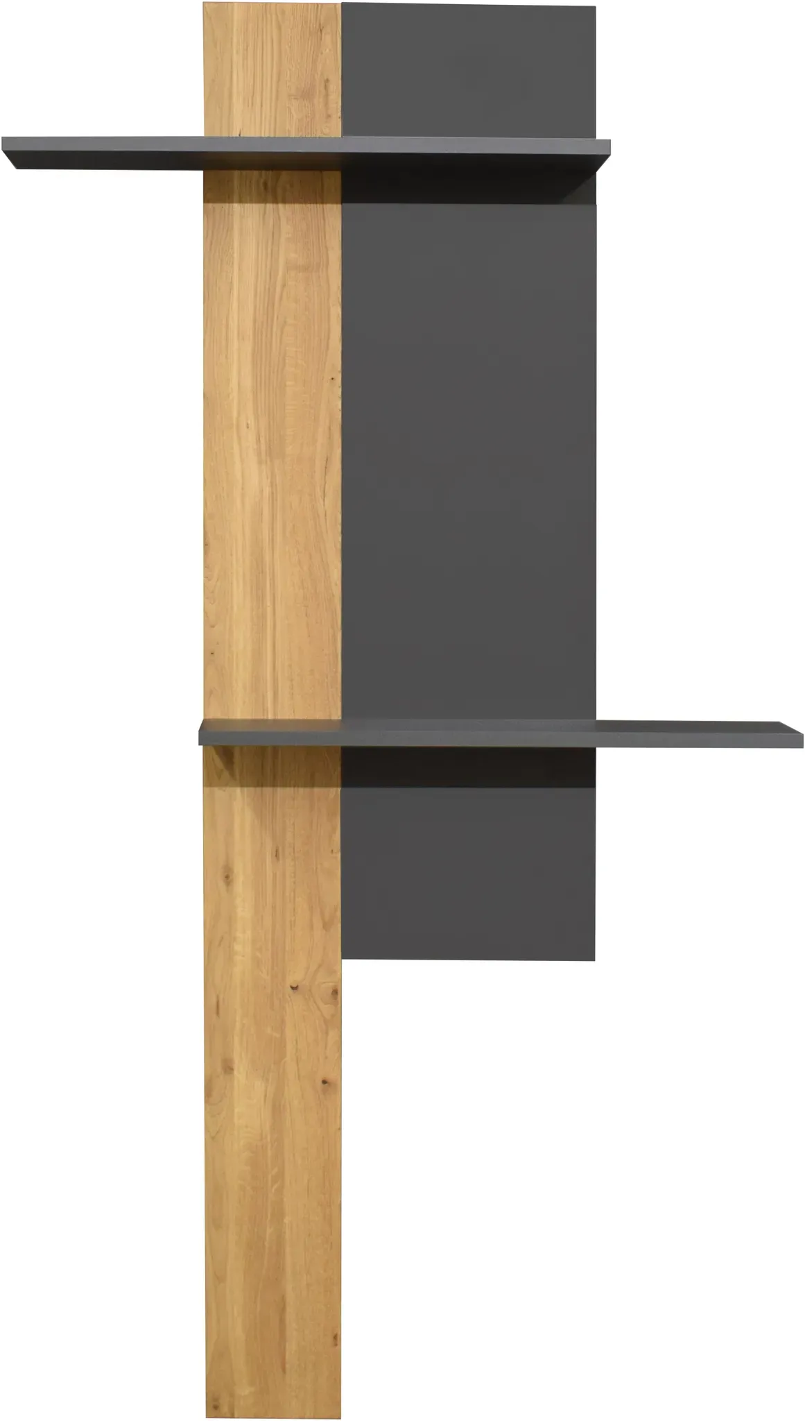 Wandboard MÄUSBACHER, anthrazit, B:75cm H:189cm T:17cm, Holzwerkstoff, Regale, Wandboard