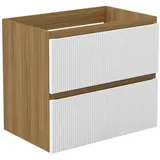 duschspa Waschtisch Unterschrank Waschtischunterschrank Waschbeckenunterschrank Badschrank, 50-120cm Hängeschrank, Matt / Hochglanz 60 cm x 52 cm x 38.8 cm