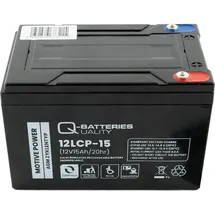 Quality Batteries Ersatzakku für Panasonic LC-CA1215P1 12V 15Ah AGM Batterie zyklenfest