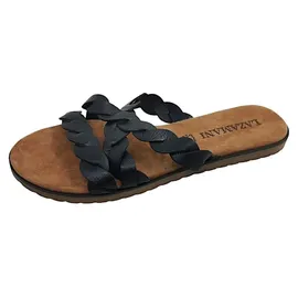 LAZAMANI Pantolette Schwarz 37