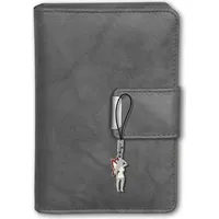 Money Maker Damen RFID Blocker Portemonnaie Geldbörse grau 9x3x13 OPJ701K