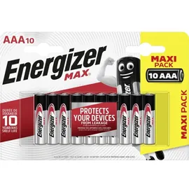 Energizer Max Alkaline Batterie AAA 1,5 V 10 St.