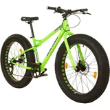 Galano 26 Zoll Fatman 4.0 Zoll Fat TYRE Fatbike, Farbe:neon grün