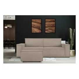 Konsimo Hocker Napi 83 x 45 x 83 cm Beige