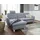 sit&more Ecksofa SIT & MORE "Daytona L-Form", grau (hellgrau), B:245cm H:93cm T:164cm, Sofas, Ecksofa, mit Federkern, einer Kopfstütze und wahlweise mit Bettfunktion