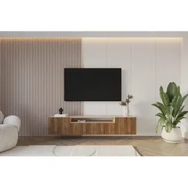 altdecor NOA-2 Lowboard 200 cm x 40 cm x 41 cm Braun/Holzwerkstoff
