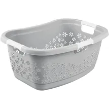 KEEEPER Wäschekorb Lasse, ergonomisch, nordic-grey stabiler Wäschekorb in Nierenform, mit Softgriffen, großes - 1 Stück (1078213000000)