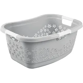 KEEEPER Wäschekorb Lasse, ergonomisch, nordic-grey stabiler Wäschekorb in Nierenform, mit Softgriffen, großes - 1 Stück (1078213000000)