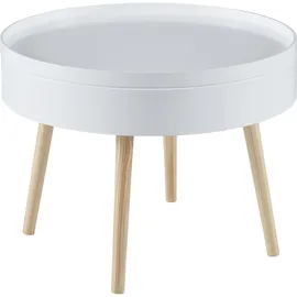 [en.casa] Couchtisch Bongard Weiß