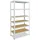 shelfplaza HOME 200x70x23 cm Schwerlastregal in weiß mit 6 Böden und 145 kg Traglast pro Boden