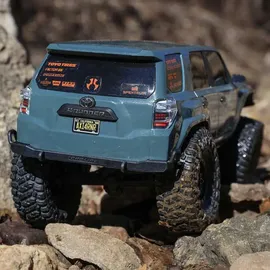 Axial R/C Axial SCX24 Toyota 4Runner 1/24 4WD RTR - offiziell lizenzierter Micro‐Crawler mit Spektrum SLT2, 350 mAh LiPo Akku & USB‐Ladegerät, Grey