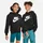 Nike Hoodie Schwarz/Weiß S