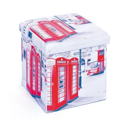 Inter Link Sitzhocker mit Stauraum Setti - klein London