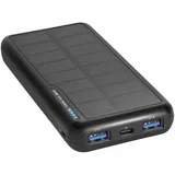 SBS Mobile Solar Powerbank 10000mAh schwarz