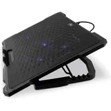 Coolbox COO-NCP17-V5, Notebook Ständer, Schwarz, Blau