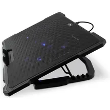 Coolbox COO-NCP17-V5, Notebook Ständer, Schwarz, Blau
