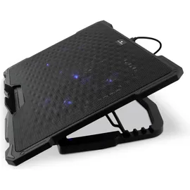 Coolbox COO-NCP17-V5, Notebook Ständer, Schwarz, Blau