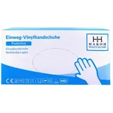 Vinyl Einmalhandschuhe puderfrei, unsteril 800467 , 1 Karton = 10 Packungen à 100 Stück, Größe L