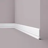 NOEL & MARQUET Sockelleiste Nmc Fd21 Wallstyl Noel Marquet Zierleiste Eckleiste Modernes Design Weiß