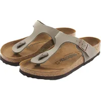 Birkenstock Gizeh Birko-Flor Nubuk stone 42