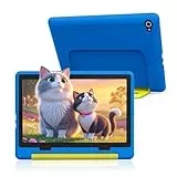 Kinder Tablet 10 Zoll Android 14 Tablets für Kinders Kids Tablet PC Octa-Core 8 GB RAM 64 GB ROM 1TB Erweiterbar 1280x800 HD-Touchscreen 5MP+8MP Parental Control 5000mAh WiFi 6 BT5.3 Schutzhülle