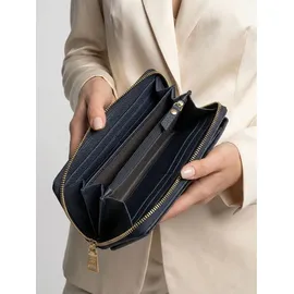 lazarotti Bologna Leather Zip Around Geldbörse Damen navy 2