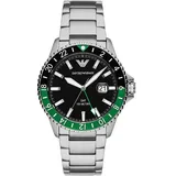 Emporio Armani Herrenuhr Edelstahl One Size Herren