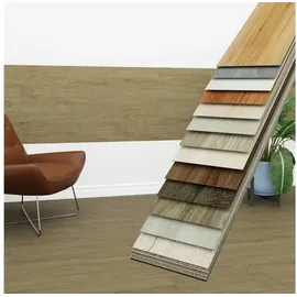 HEXIM - Vinyldielen 0,97m2 Selbstklebend Pvc Wandverkleidung Bodenbelag Holzoptik 91x15cm Paneele: 7 Dielen / 0.97 M2, 1815-4 Rustic Maple