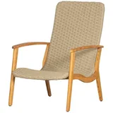 Exotan Gartensessel Stony aus Teakholz, Sand