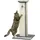 PawHut Kratzstamm Kratzsäule 81 cm grau