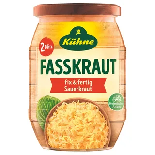 Kühne Fasskraut 2Minuten Fix & Fertig Sauerkraut, 720ml