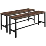 Tectake tectake® 2 Sitzbänke Fairfield 2