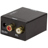 Logilink CA0102 Toslink / Cinch Audio Adapter Schwarz