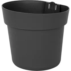 GELI Conny Hängetopf Anthrazit – Ø16cm inkl. Befestigung Kunststoff
