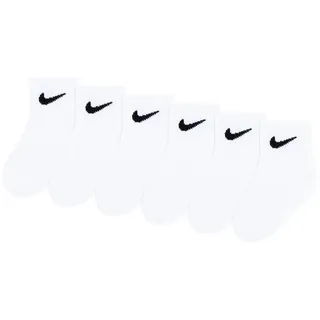 Nike Sportswear Socken NHN SWOOSH 6PK INFANT ANKLE SO (6-Paar) für Babys, Knöchellänge weiß 86-92