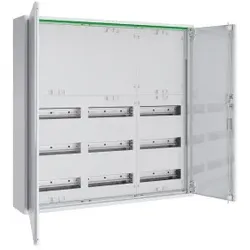 ABN ABNRM305K02 Feldverteiler AP T:160mm mit Volltür 108TE-REG / 72TE-Klemmen 3x5-reihig
