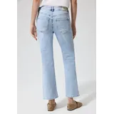 street one studio Mid Waist Kick Flare Jeans in ultrableached wash | Gr.: W30/L28