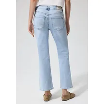 street one studio Mid Waist Kick Flare Jeans in ultrableached wash | Gr.: W30/L28