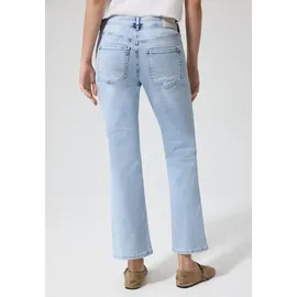street one studio Mid Waist Kick Flare Jeans in ultrableached wash | Gr.: W30/L28