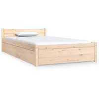 VidaXL Bett mit Schubladen 90x190 cm