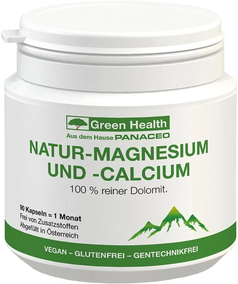 Panaceo Green Health Natur-Magnesium und -Calcium